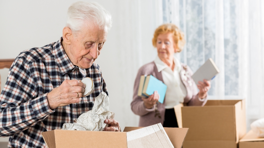 Ouderen verhuizing